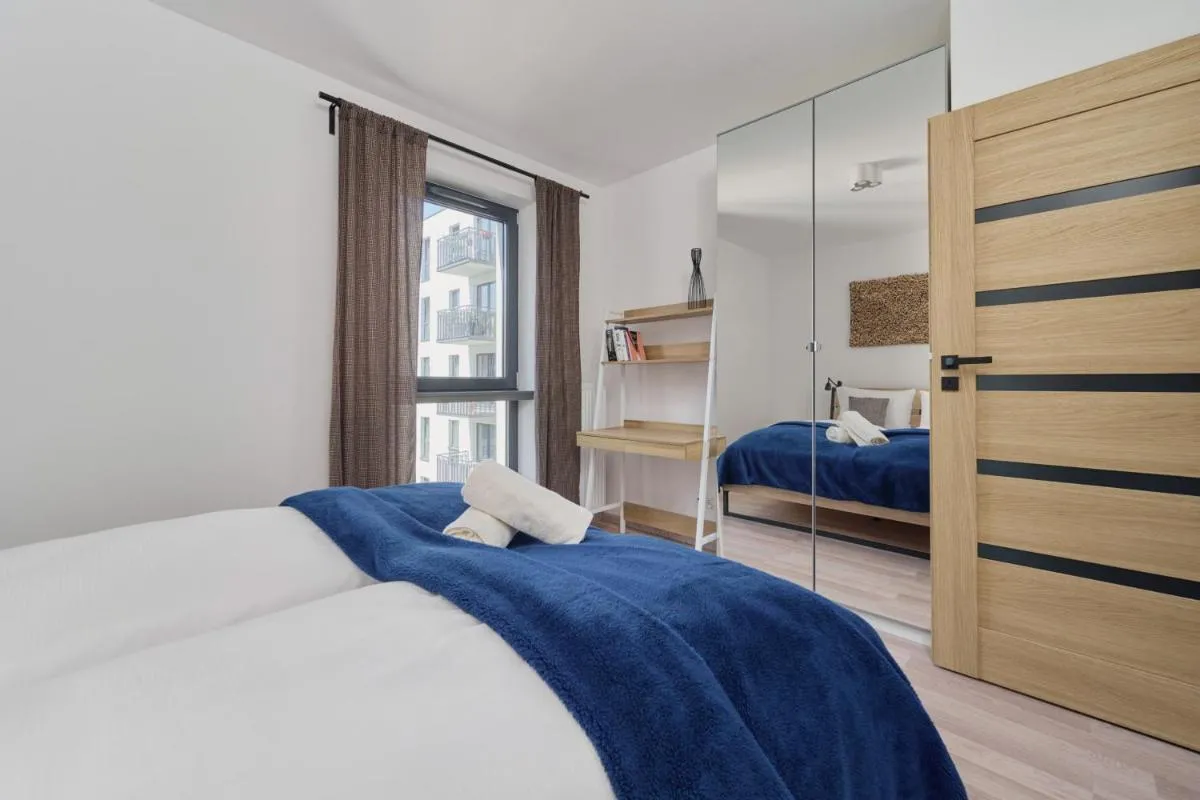 Image 1 of City Center Mirrors Apartment with Parking by Noclegi Renters