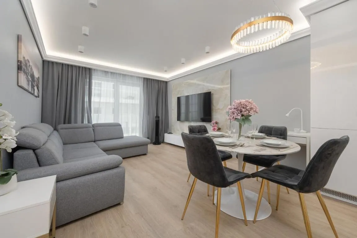 Image of Elegant Apartment with Balcony by the Oder River in Wrocław by Renters Prestige