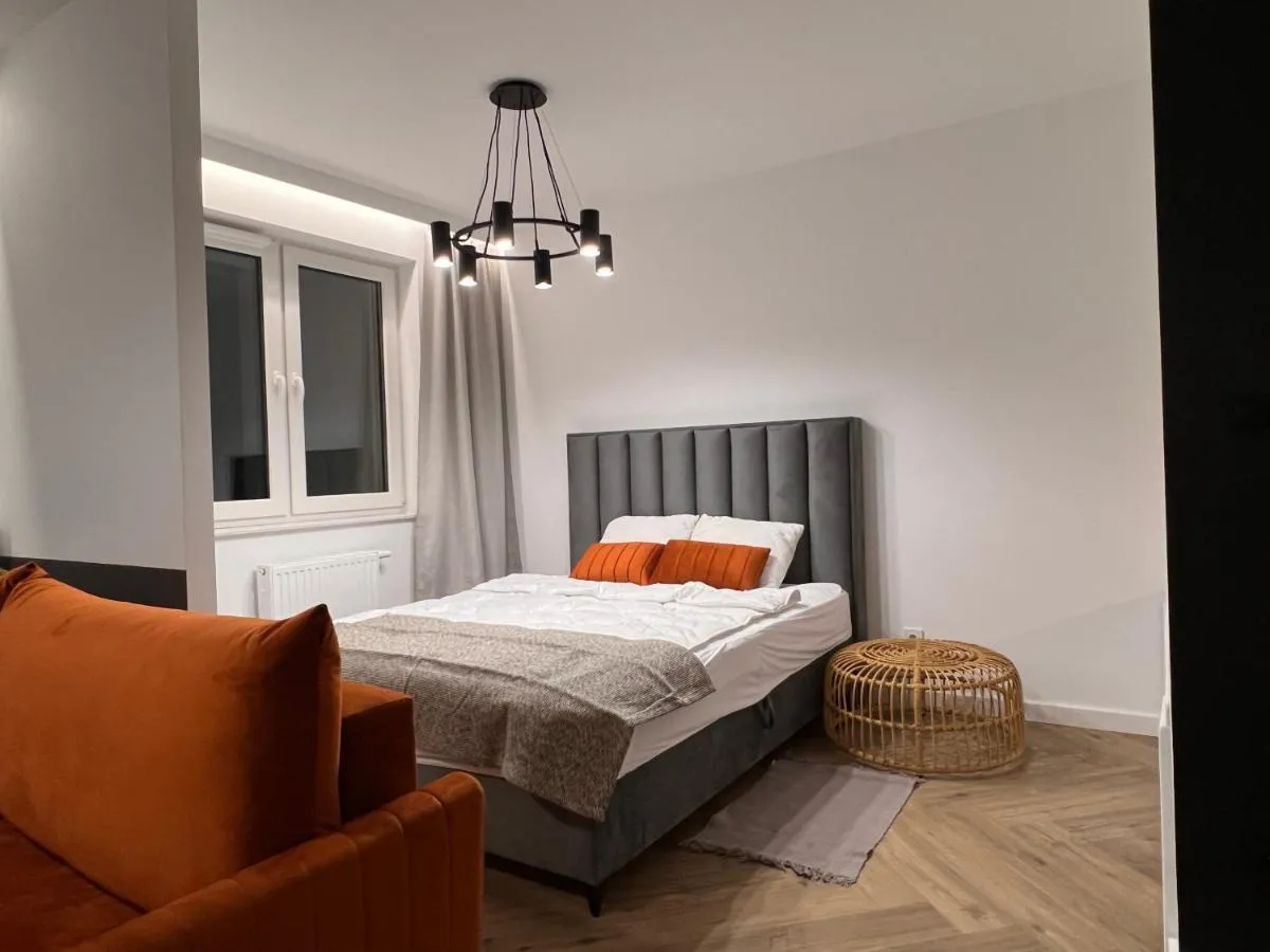Image 5 of Gold Sleep apartament we Wrocławiu z prywatnym jacuzzi i dużym łóżkiem