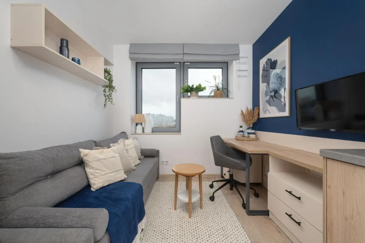 Image 1 of Trendy Studios with Home Office near Wrocław Main Station by Noclegi Renters